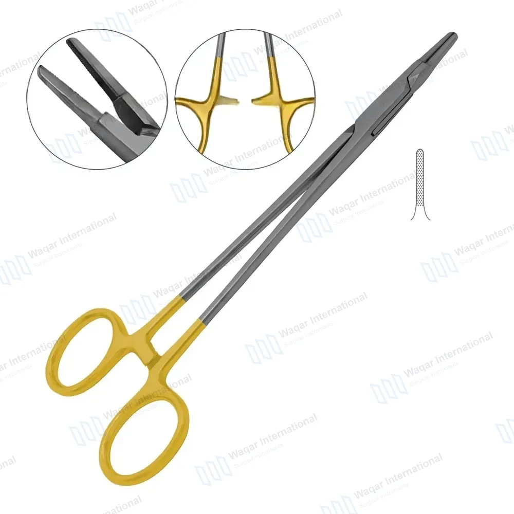 TC Ryder Needle Holder 8″ Serrated Jaws