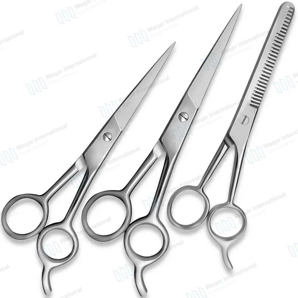3 Pcs Professional Haidressing Scissors Kit 6.5″ & 7.5″