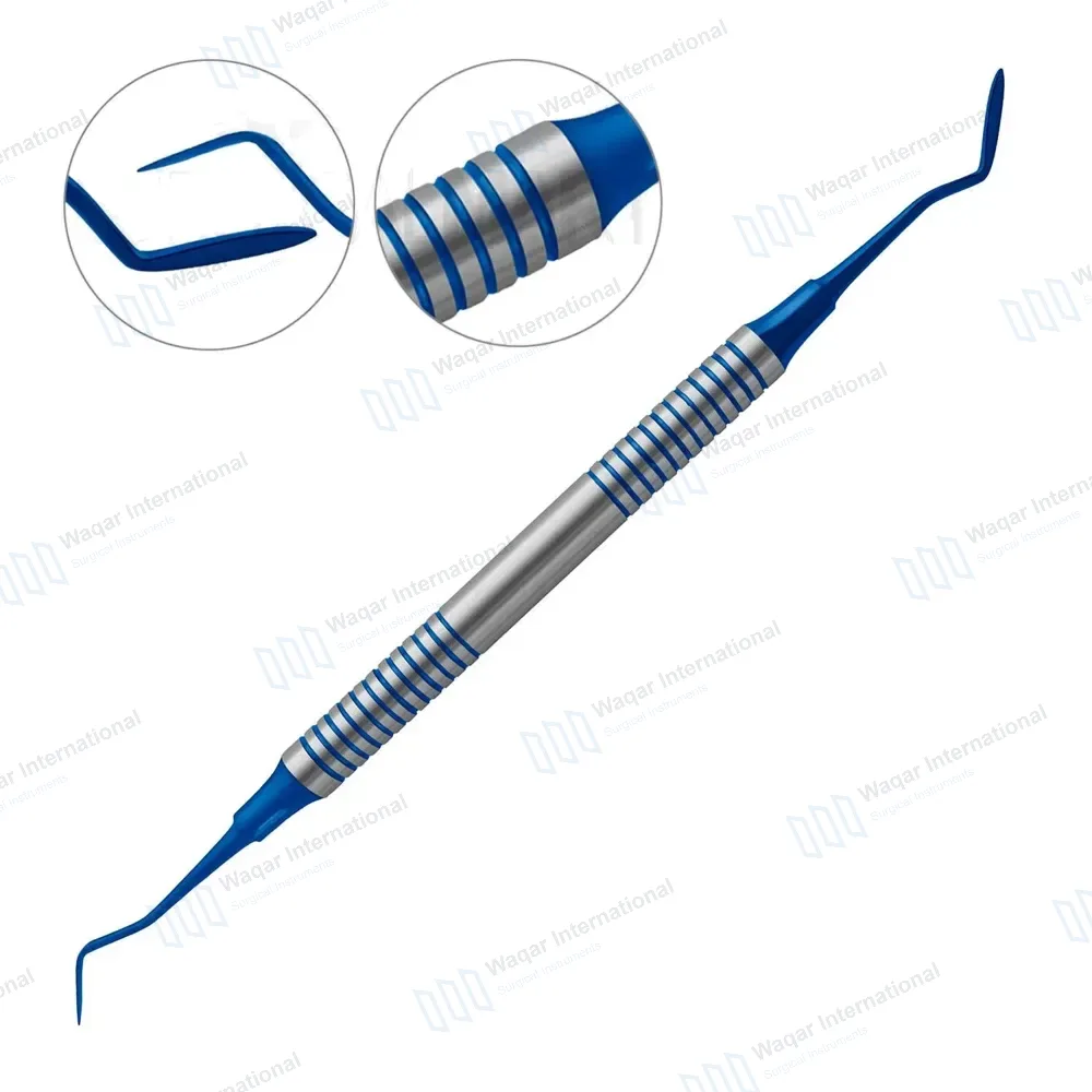 Hollenback Wax Carver #3 Blue Tips with Blue & Silver Hollow Handle