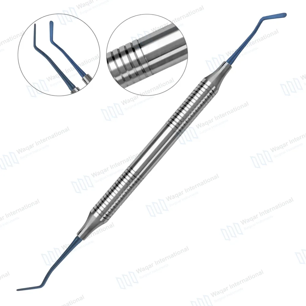 Plastic Filling Instrument #4 Titanium Coated Blue Tips