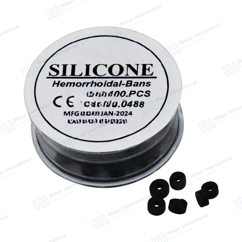 100 Pcs O Ring Silicone Hemorrhoid Bands