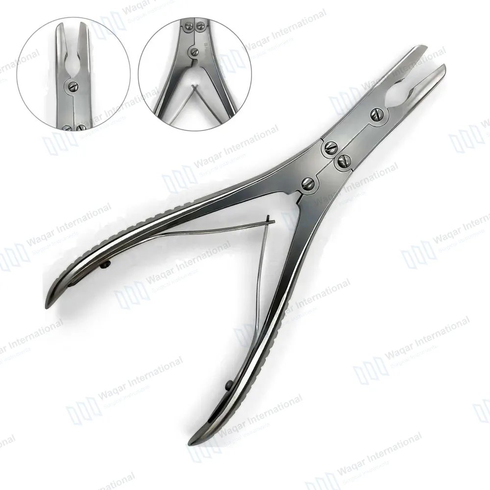 Ruskin Bone Rongeur 6″ Straight 3mm Bite Double Action