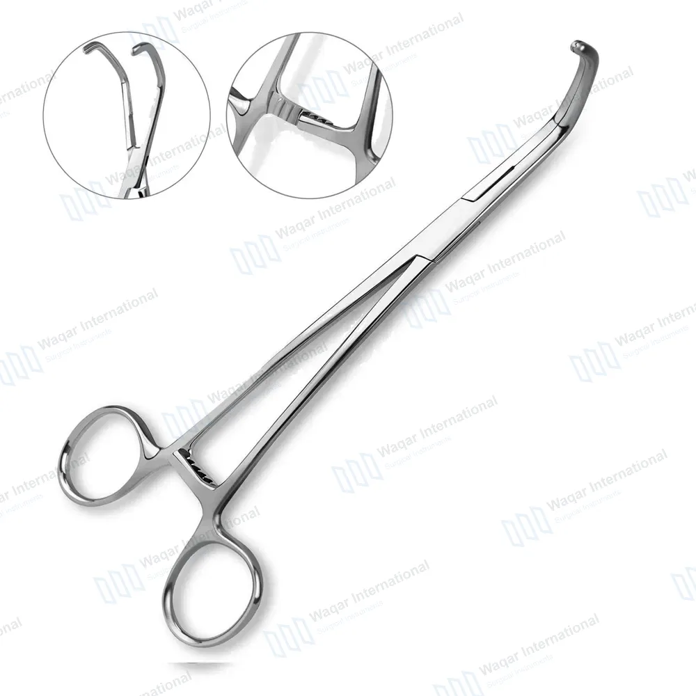DeBakey-Satinsky Vena Cava Clamp 8.25″ Double Angled