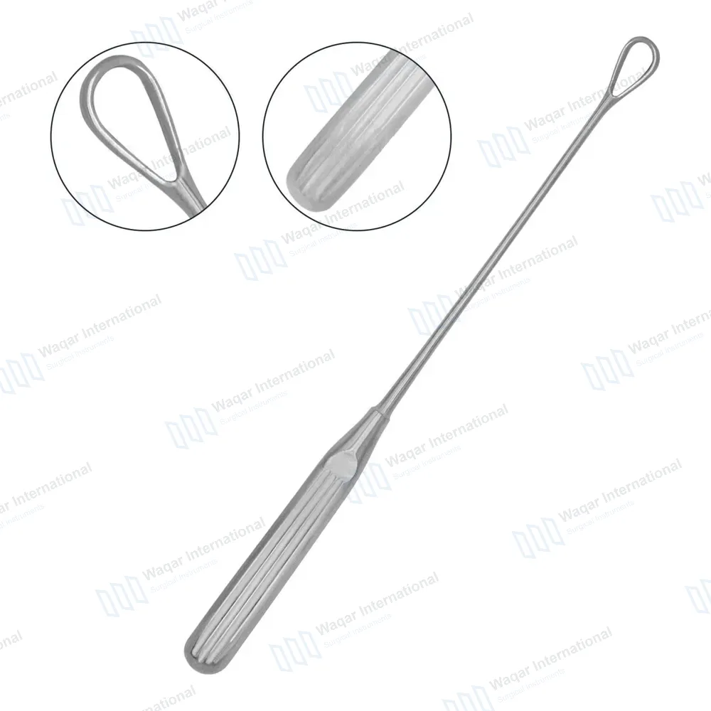 Thomas Uterine Curette 11″ (27.9cm) Blunt Blade Size #6
