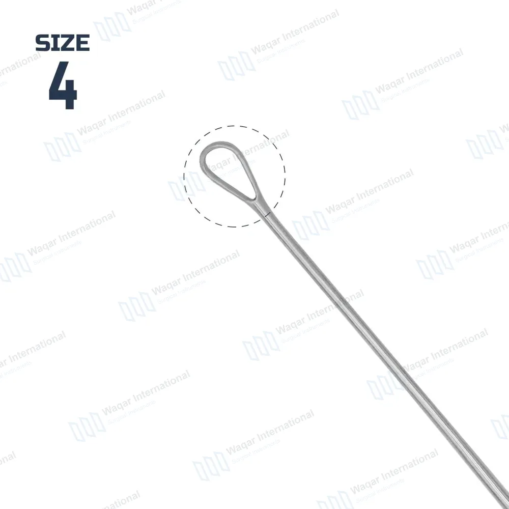 Thomas Uterine Curette 11″ (27.9cm) Blunt Blade Size #4