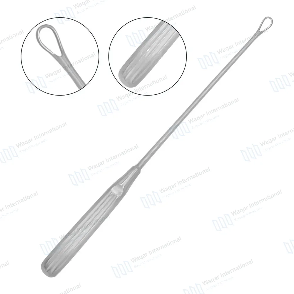 Thomas Uterine Curette 11″ (27.9cm) Blunt Blade Size #2