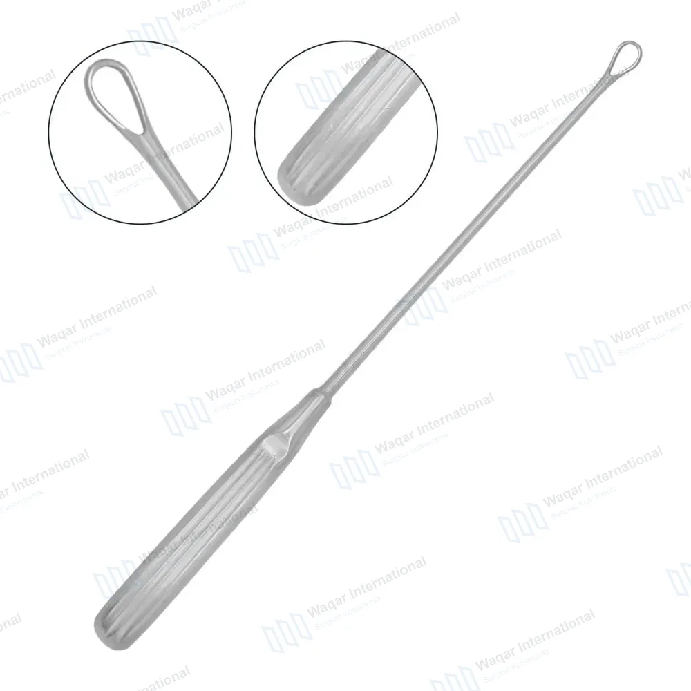 Thomas Uterine Curette 11″ (27.9cm) Blunt Blade Size #1