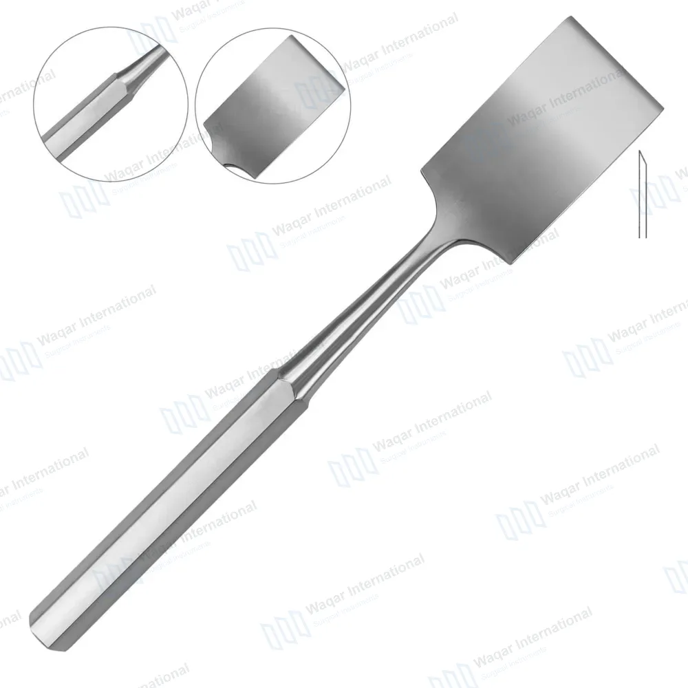 Hibbs Chisel 9″ (22.9cm) Straight 1 1/2″ (3.8cm) Wide Blade