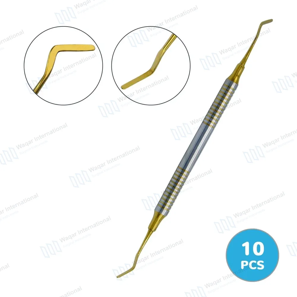 10 Pcs 4/5 Gregg Composite Instrument Gold Tips Double Ended