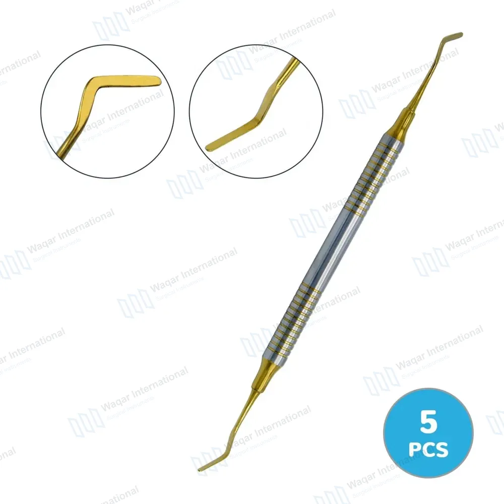 5 Pcs 4/5 Gregg Composite Instrument Gold Tips Double Ended