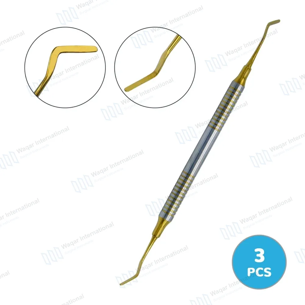3 Pcs 4/5 Gregg Composite Instrument Gold Tips Double Ended