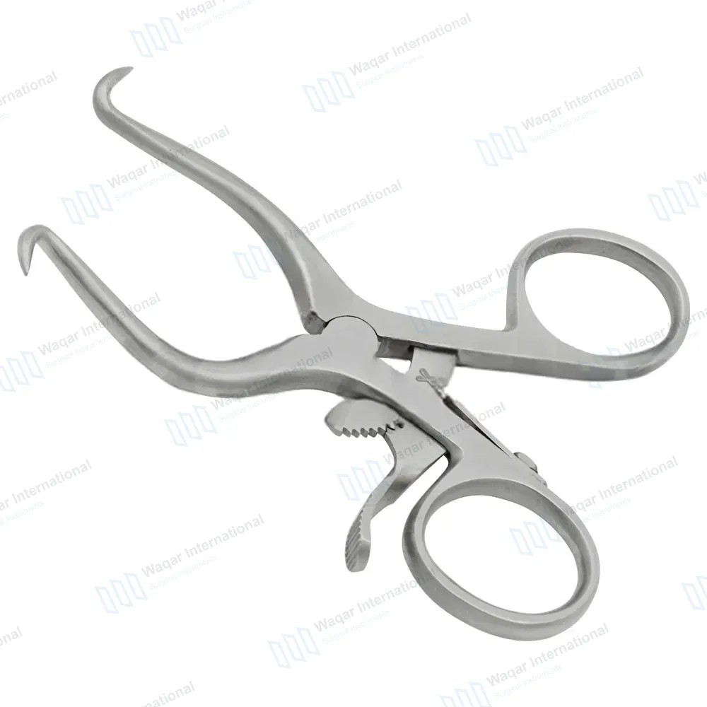 Gelpi Retractor 3.5″ Sharp Tips with Grip Lock