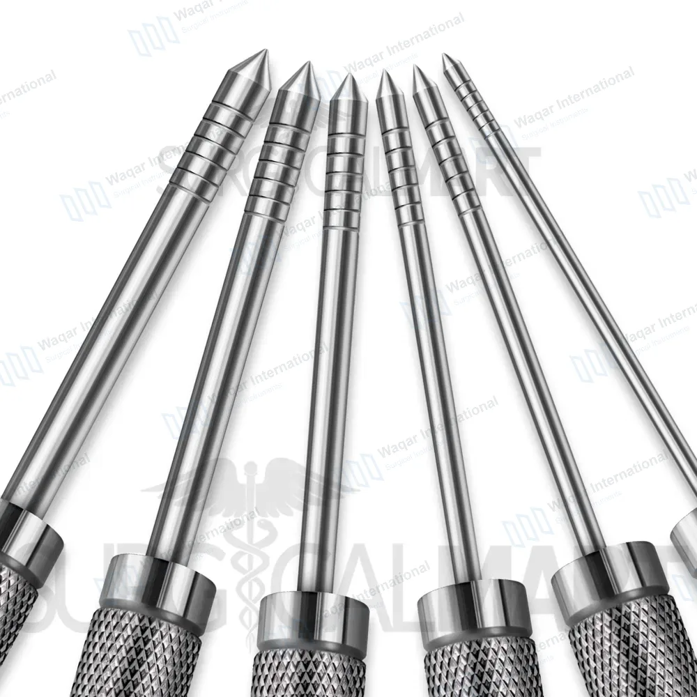 6 Pcs Convex Bone Spreading Osteotomes Straight Handle