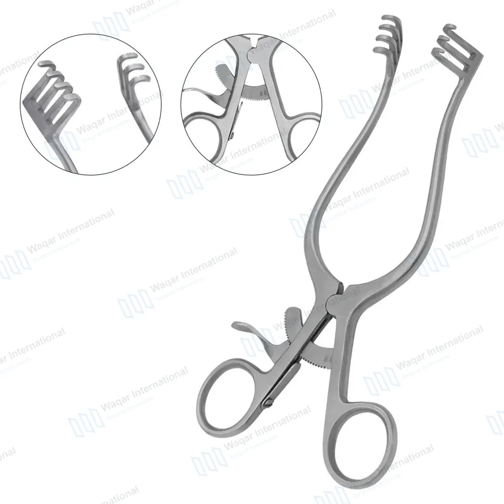 Weitlaner Retractor 8″ 3×4 Prongs Blunt
