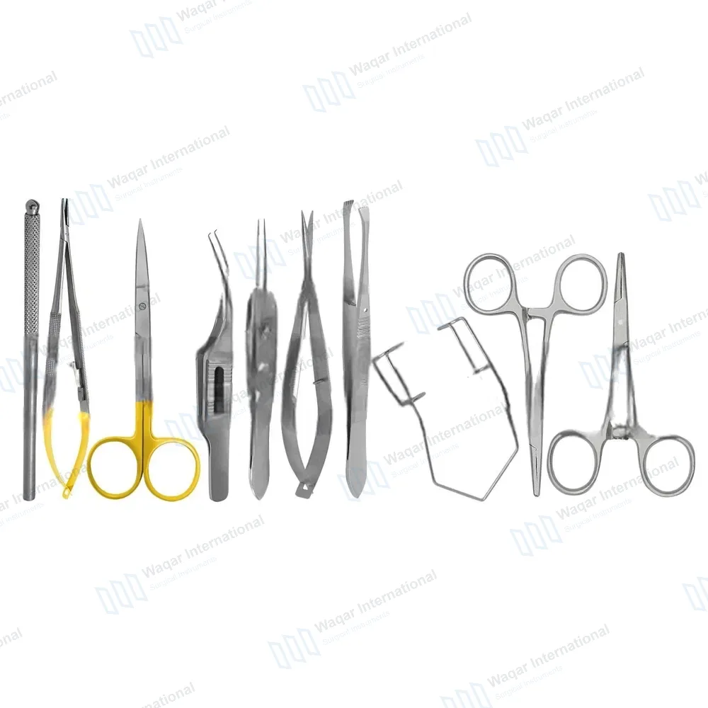 10 Pcs Veterinary Ophthalmic Kit