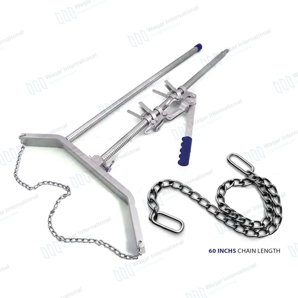 2 Pcs Ratchet Style Calf Puller with Extra 60″ OB Chain Set