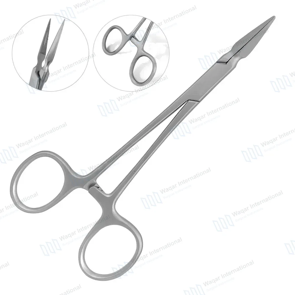 William Splinter Forceps 5.5″ (14cm) Straight Serrated Tips