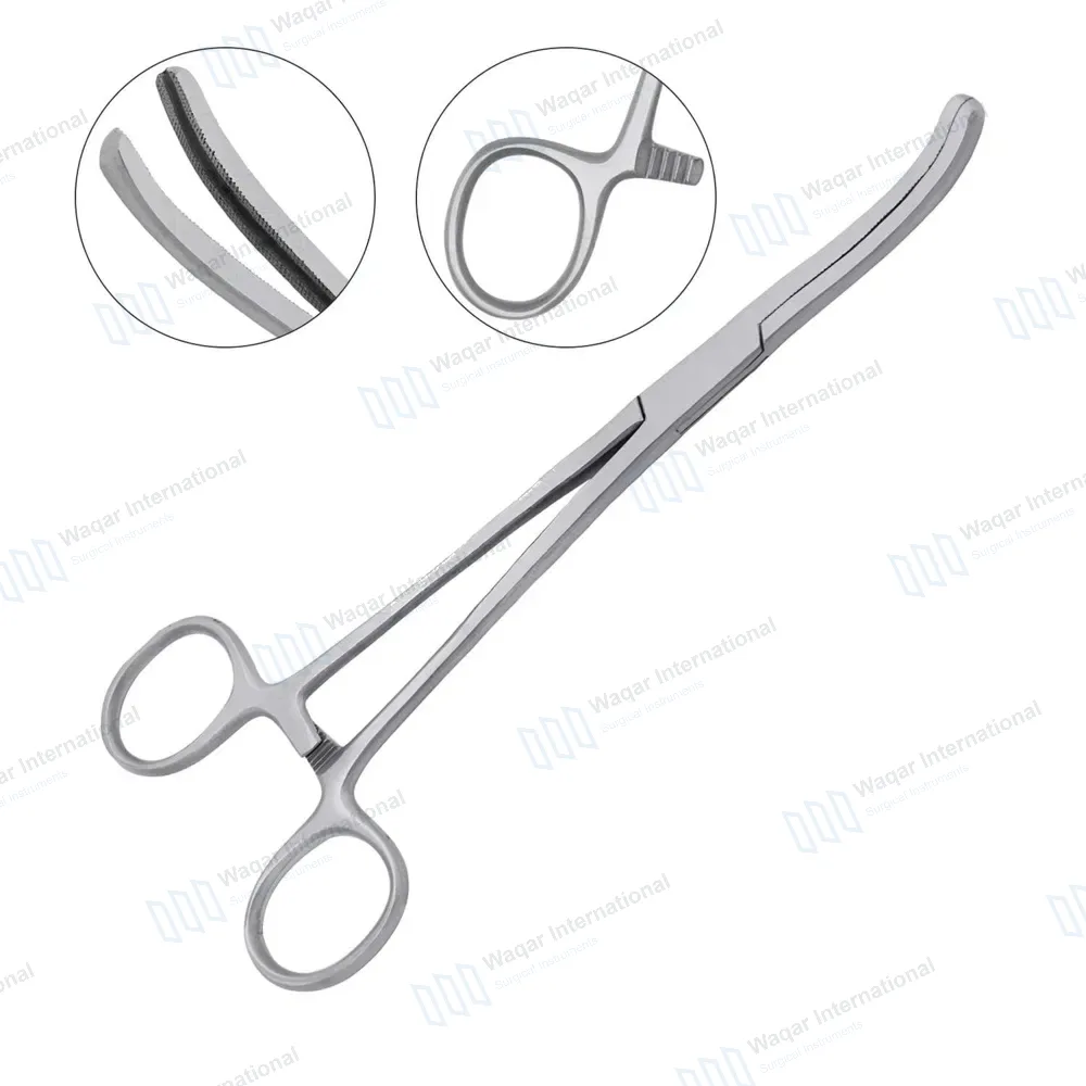 Ferguson Angiotribe Forceps 6.5″ Curved Serrated Jaws