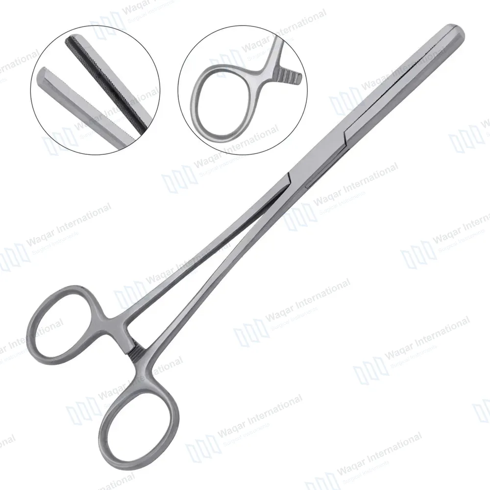 Ferguson Angiotribe Forceps 7.5″ Straight Serrated Jaws