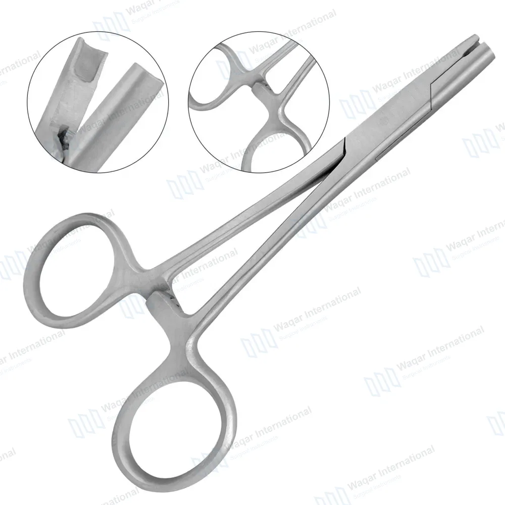 Dermal Anchor Tube Hemostat Forceps 5″ for 4mm Dermal Tops
