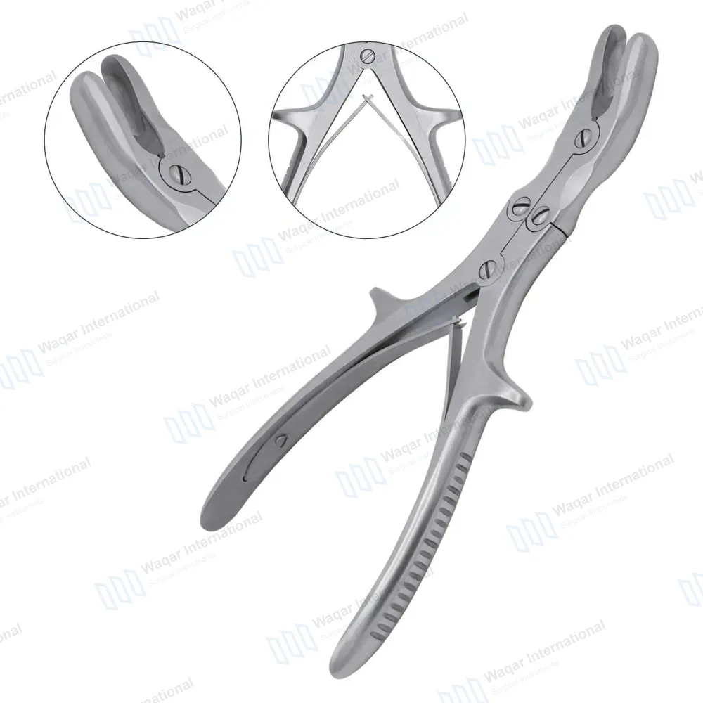 Stille-Luer Bone Rongeur 8.75″ Curved Jaws 9mmx15mm