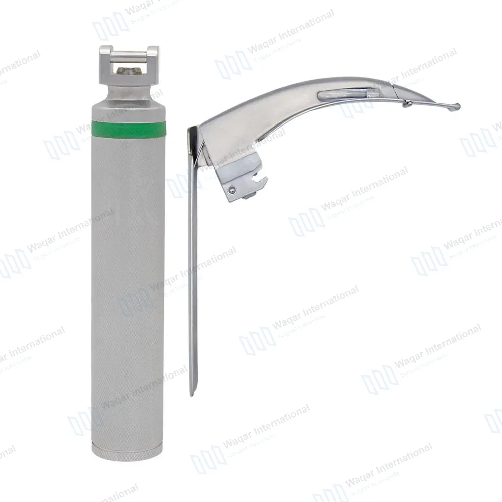 McCoy Laryngoscope Blade #4 with Fiber Optic Medium Handle
