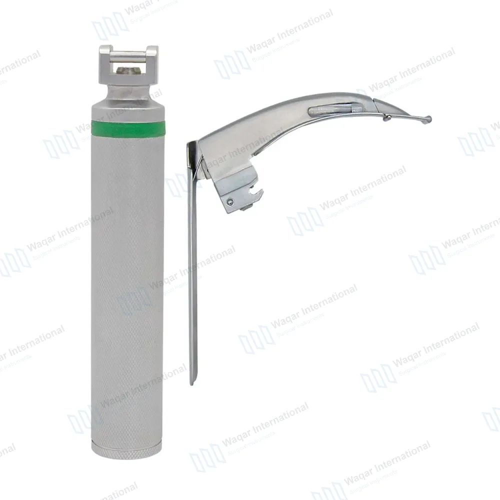 McCoy Laryngoscope Blade #3 with Fiber Optic Medium Handle