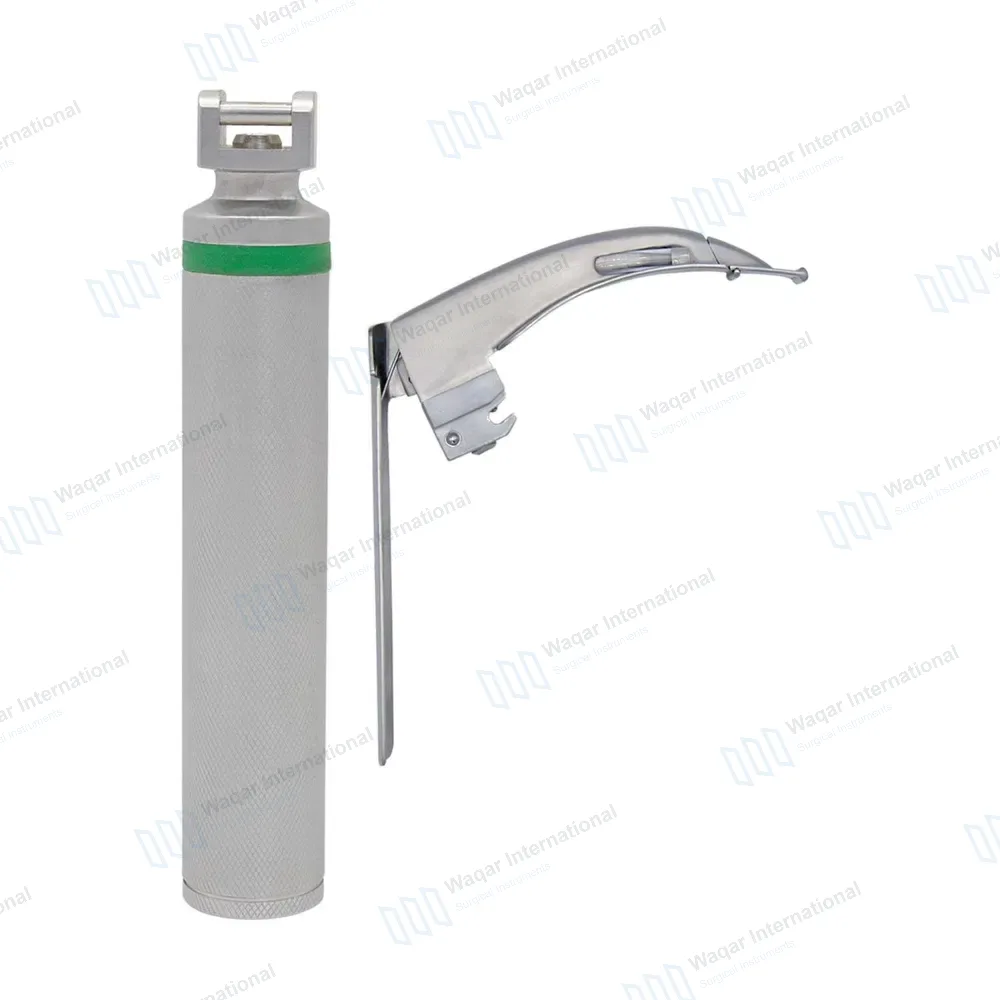 McCoy Laryngoscope Blade #2 with Fiber Optic Medium Handle