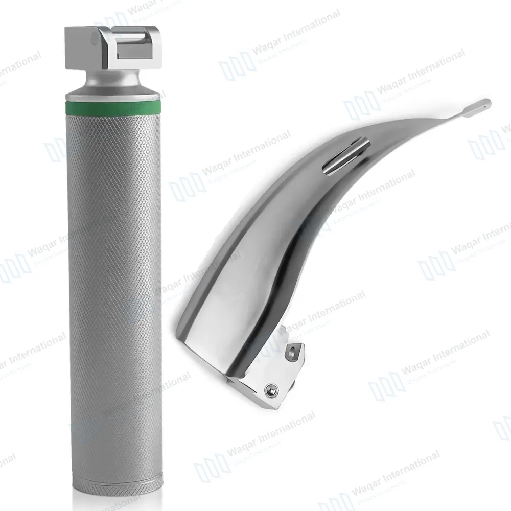 Macintosh Blade #3 with Fiber Optic Laryngoscope Medium Handle