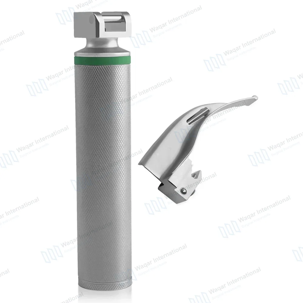 Macintosh Blade #0 with Fiber Optic Laryngoscope Medium Handle