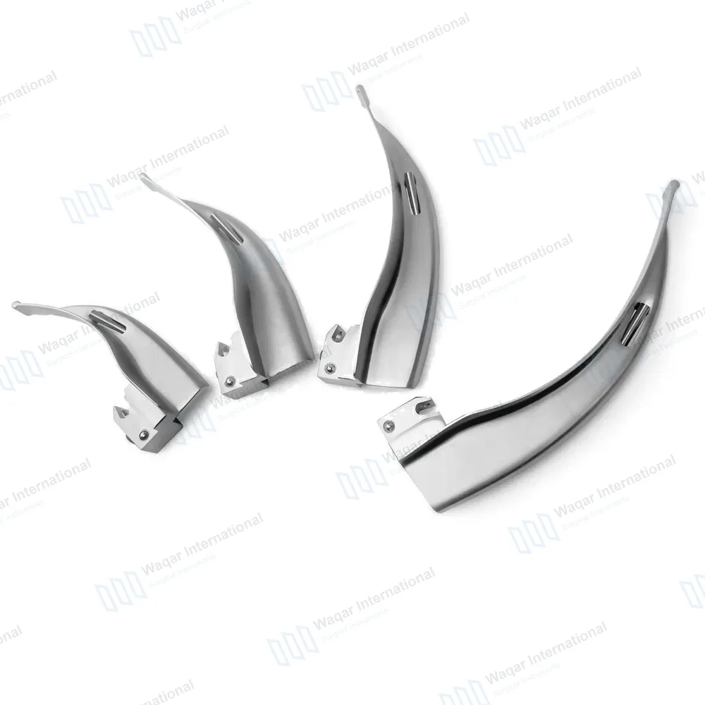 4 Macintosh Fiber Optic Blades #1, #2, #3, #4