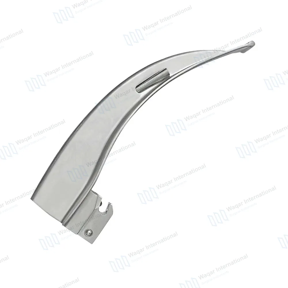 Macintosh Fiber Optic Laryngoscope Blade #4 Anesthesia Intubation