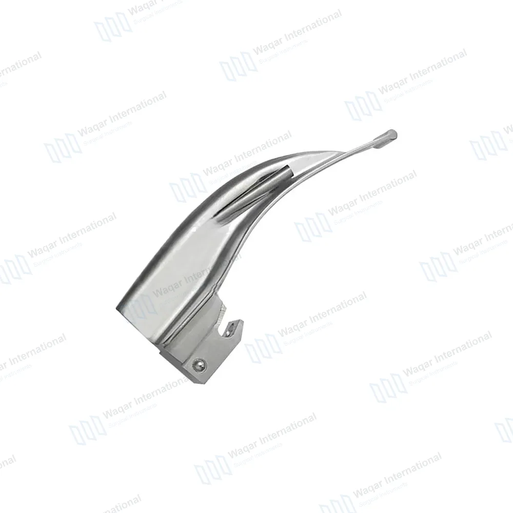 Macintosh Fiber Optic Laryngoscope Blade #1 Anesthesia Intubation