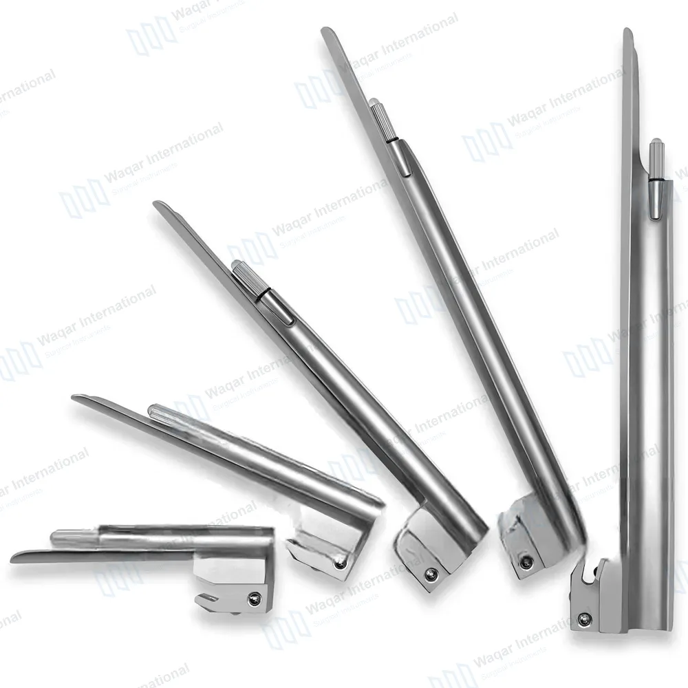 5 Miller Laryngoscope Blades #0, #1, #2, #3, #4 – Conventional