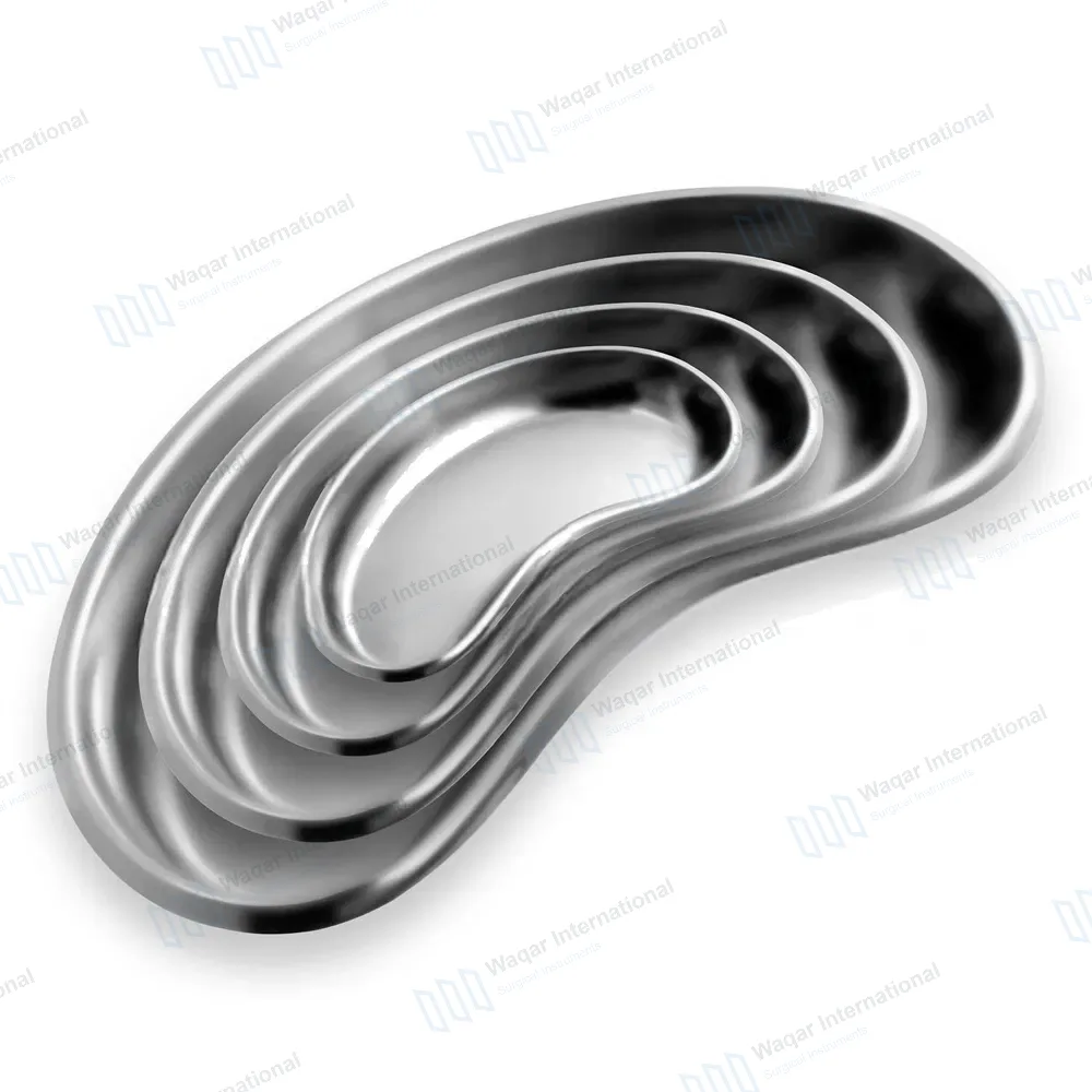 4 Kidney Bowl Basin Emesis Tray Set 6″, 8″, 10″ & 12″