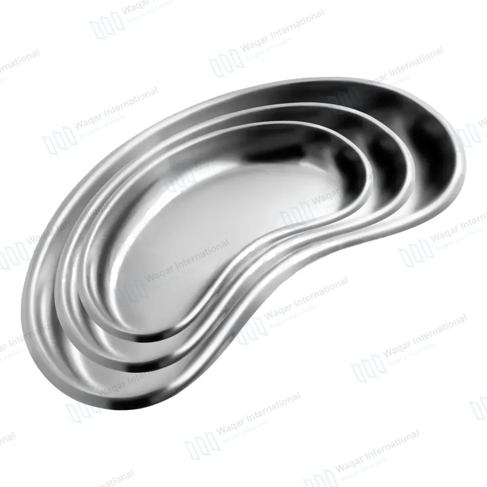 3 Kidney Bowl Basin Emesis Tray Set 6″, 8″ & 10″