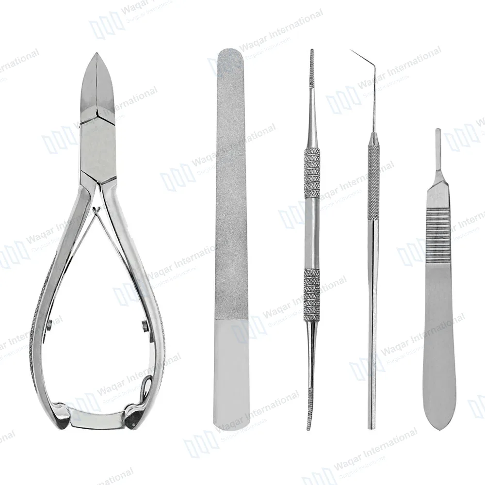 5 Pcs Podiatry Basic Pack with Scalpel Blades