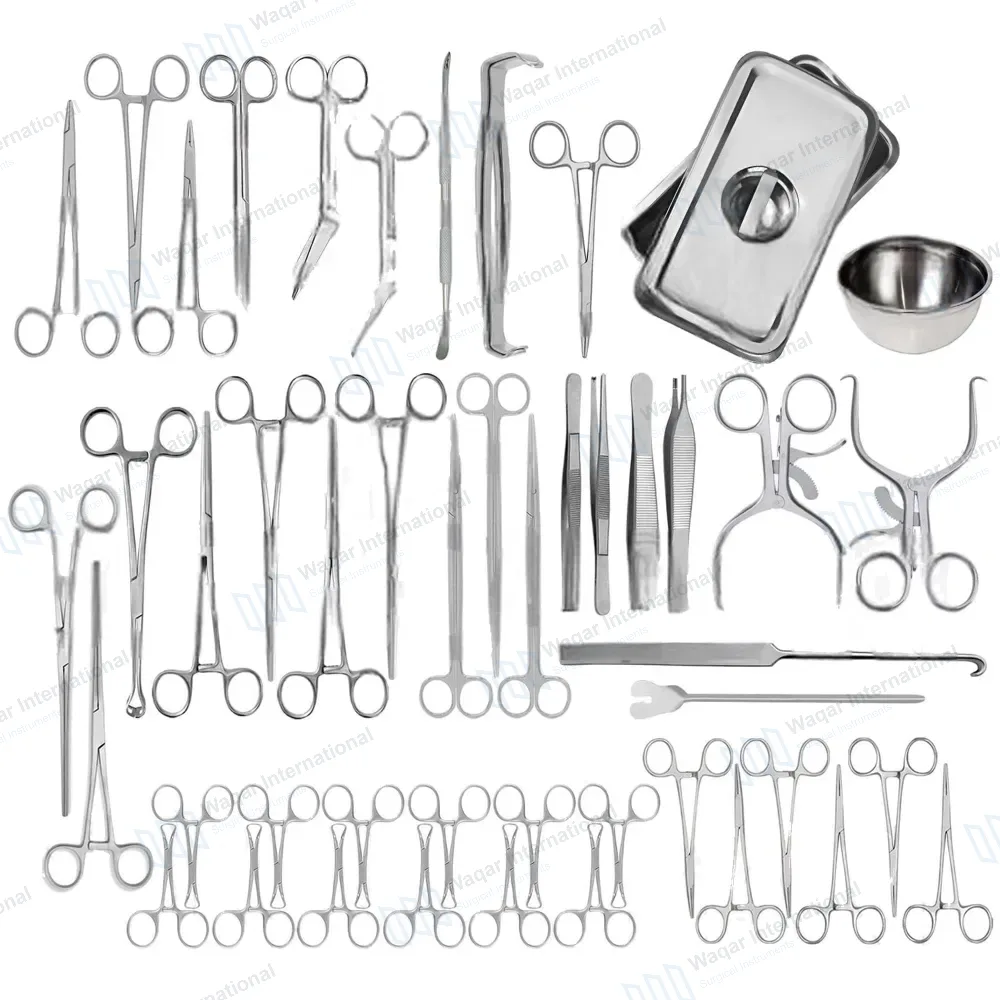 47 Pcs Deluxe Veterinary Kit Spay Surgery Set