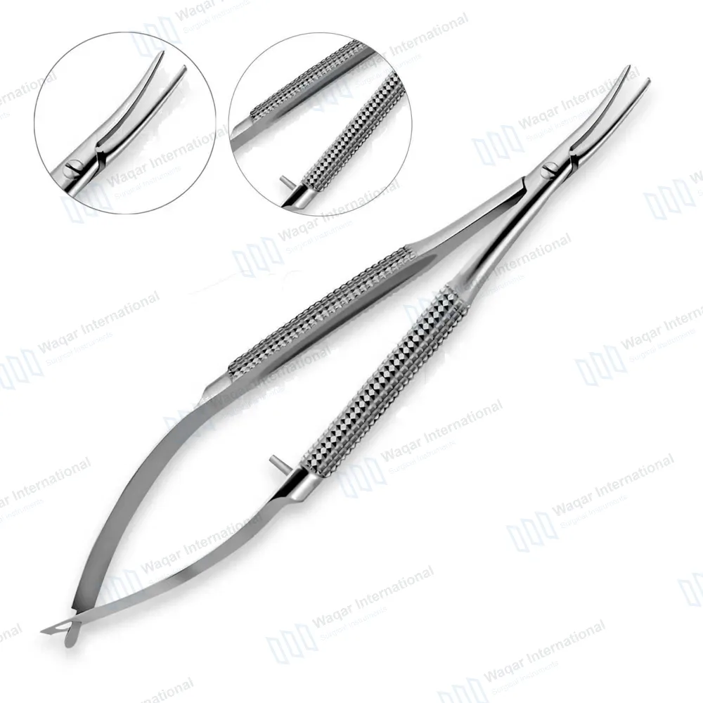 Barraquer Needle Holder 5″ Curved Smooth Jaws without Lock