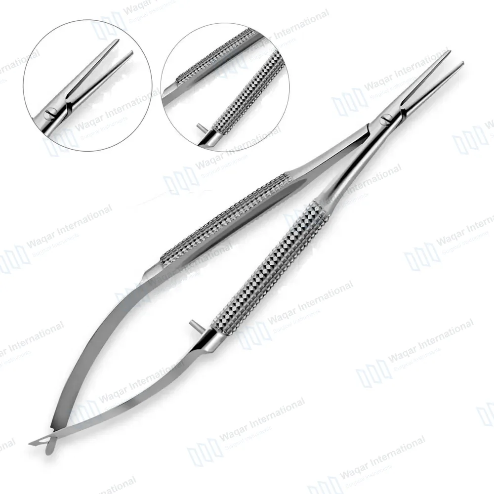 Barraquer Needle Holder 5″ Straight Smooth Jaws without Lock