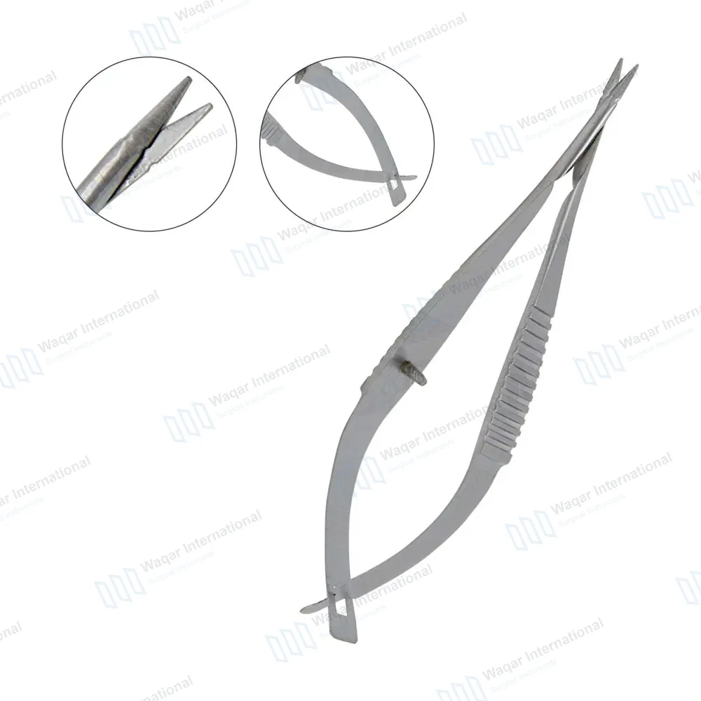 McPherson Vannas Micro Scissors Straight 8cm Sharp 3mm Blades