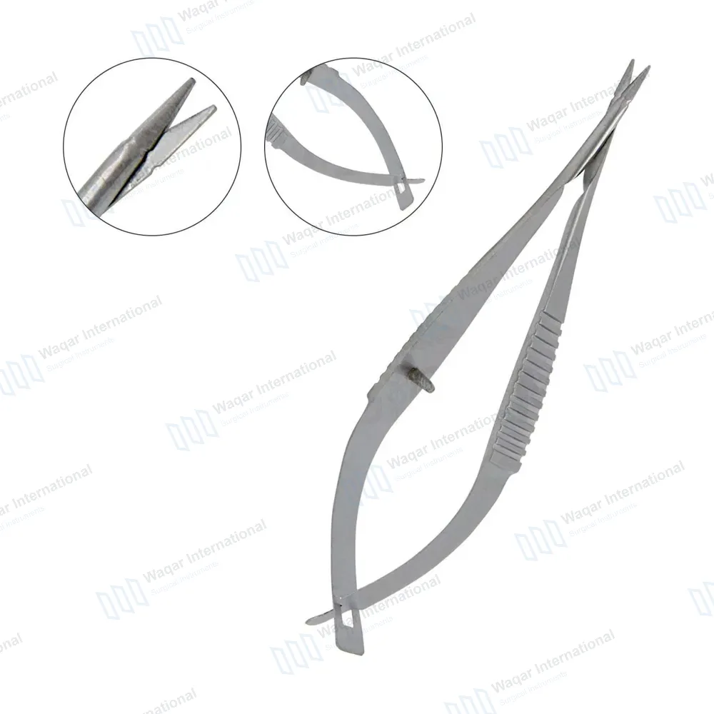 McPherson Vannas Micro Scissors Straight 8cm Sharp 5mm Blades