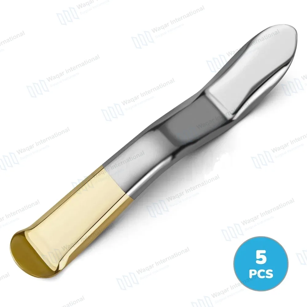5 Pcs Minnesota Cheek Retractor 5.5″ (14cm) – Half Gold Handle