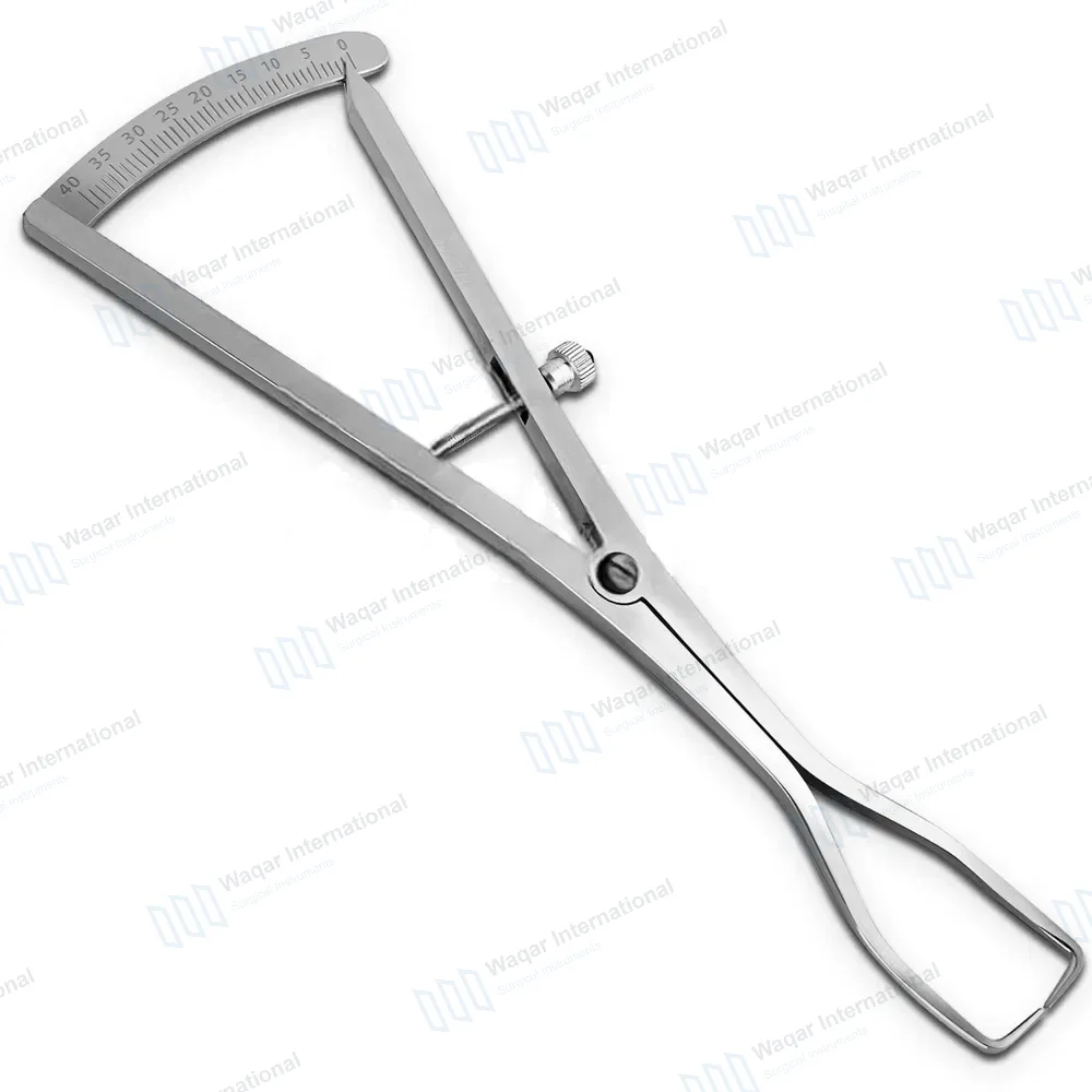 Weiss Modified Castroviejo Caliper 6.75″ Curved 0-40mm
