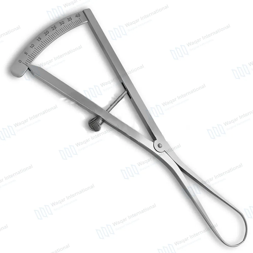 Castroviejo Caliper 6″ Round Tips Graduated 0-40mm