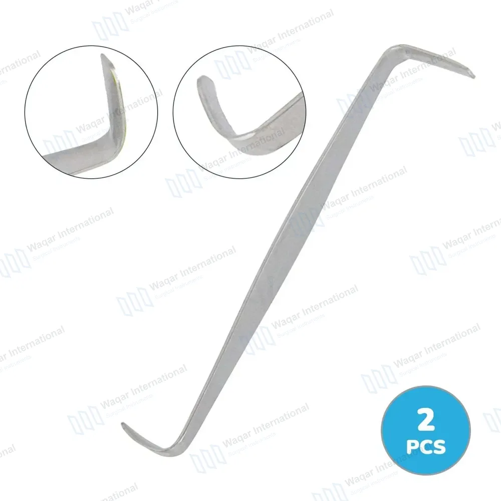 2 Pcs Crile Thyroid Retractor Set 4.5″ Double Ended