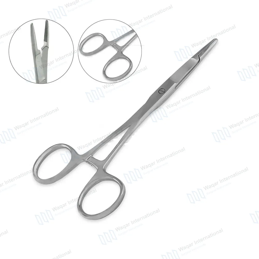 Olsen Hegar Suture Needle Holder Driver 4.5″ with Scissor