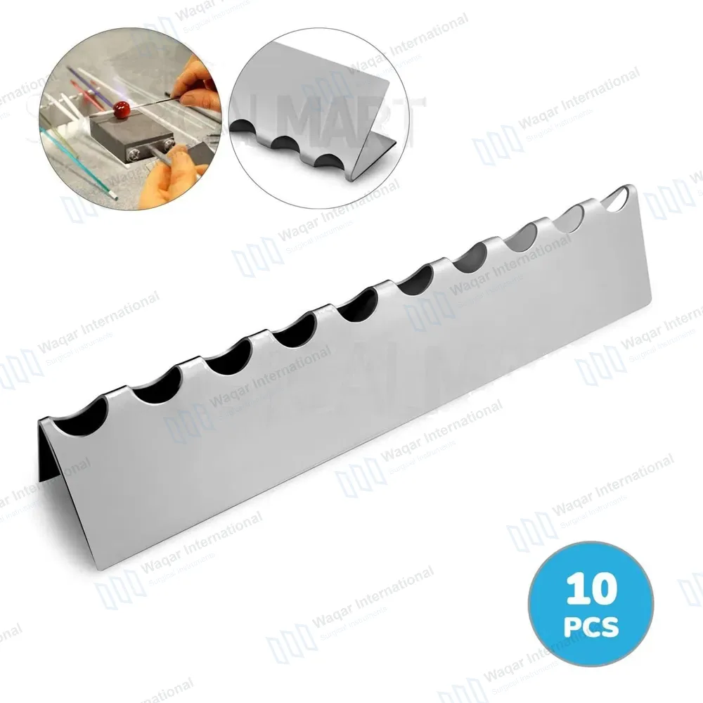 10 Pcs Fireworks Tool Rest 10 Slots 7.5″ for Lampworking Glass Bead Making
