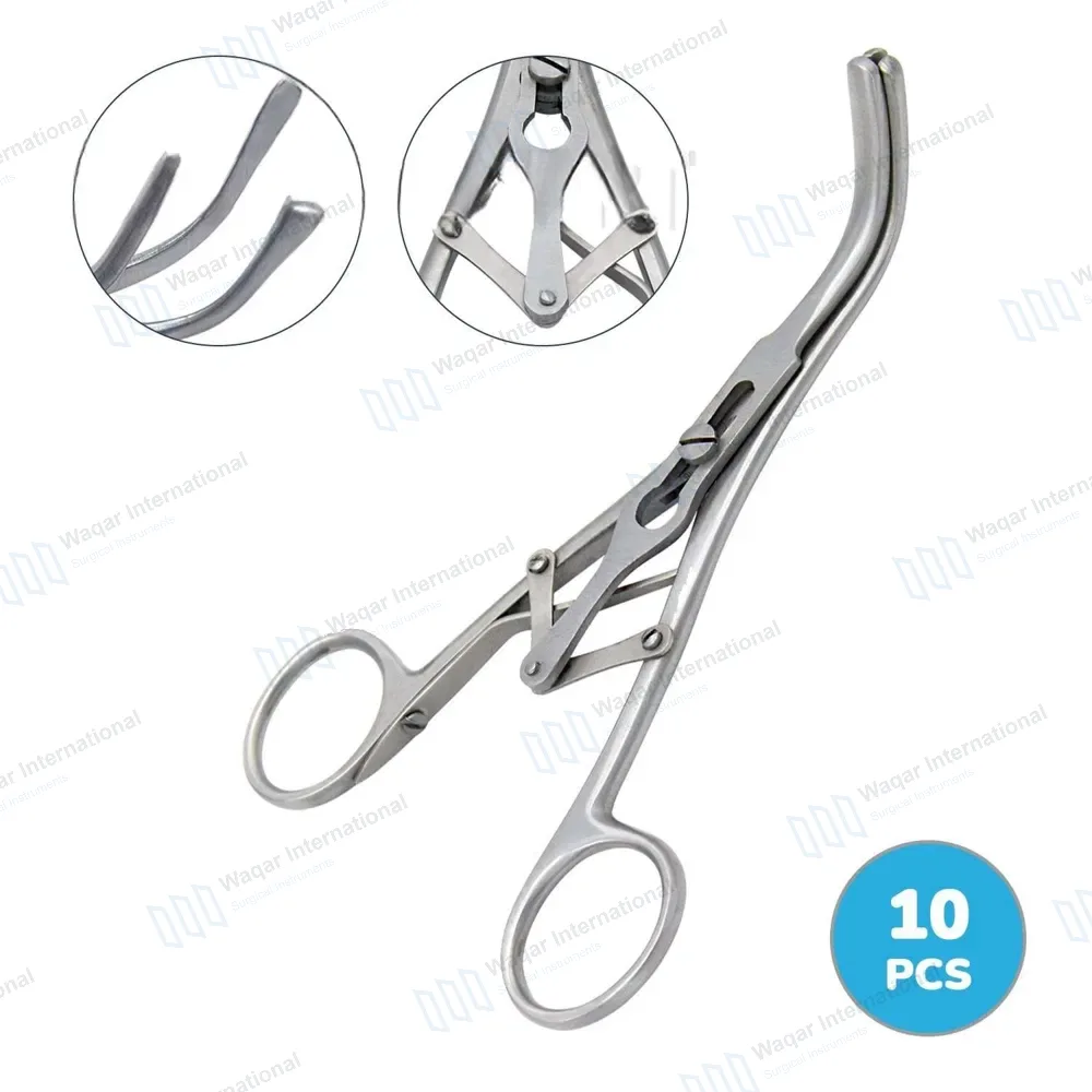 10 Laborde Tracheal Dilator Forceps 5.5″ with 3 Blades