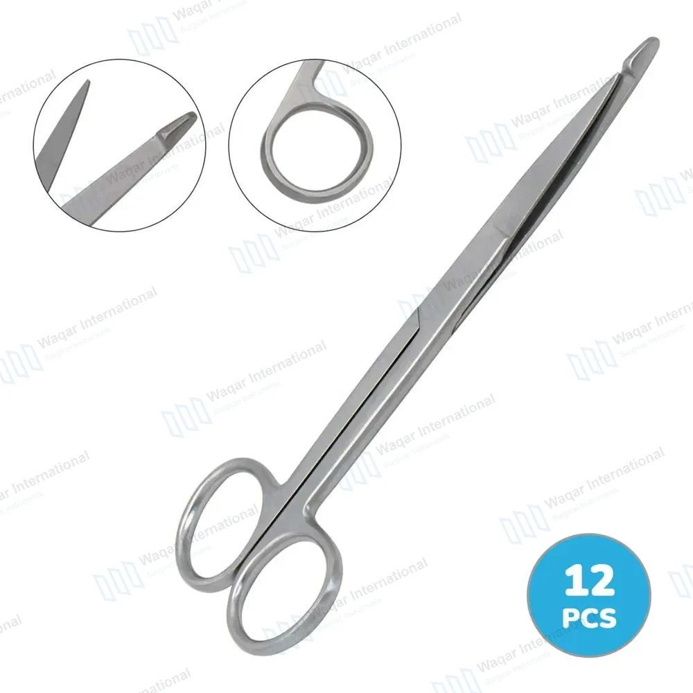 12 Knowles Bandage Scissors 5.5″ Straight